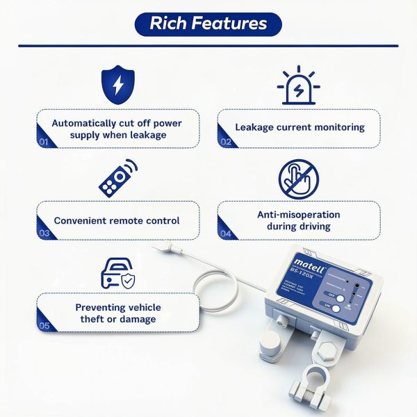 Matell BS-120X Remote Battery Disconnect Switch-5
