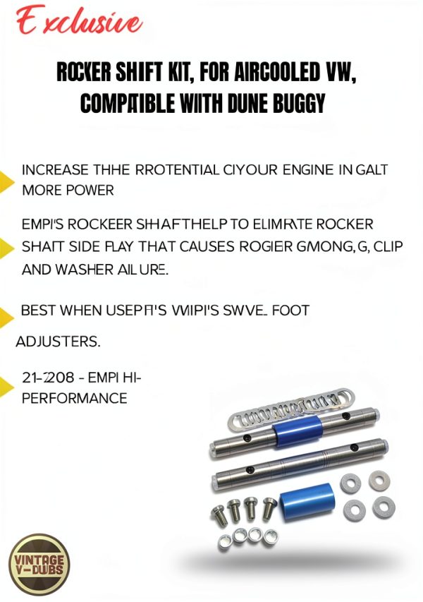 Empi Engine Rocker Arm Shafts for VW Dune Buggies-2