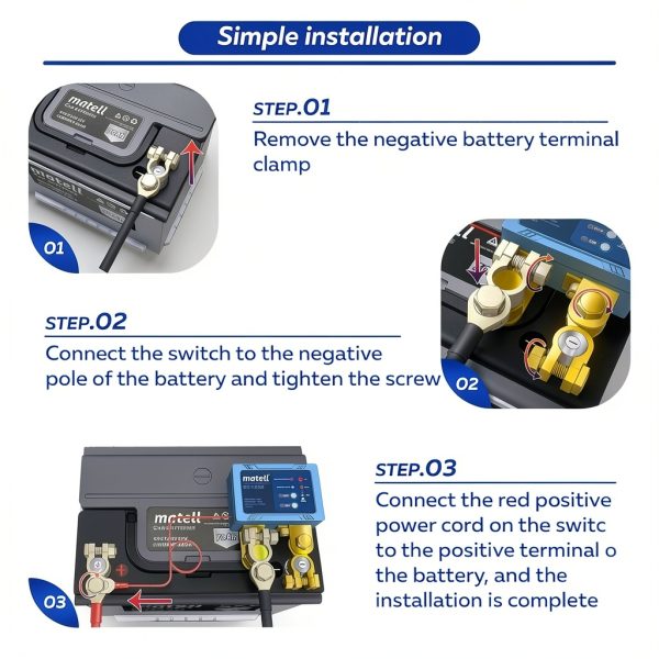 Matell BS-120X Remote Battery Disconnect Switch-3