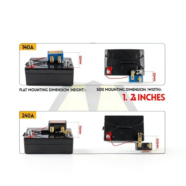 TAINECTC 12V 140A Battery Disconnect Switch for Cars Boats-1