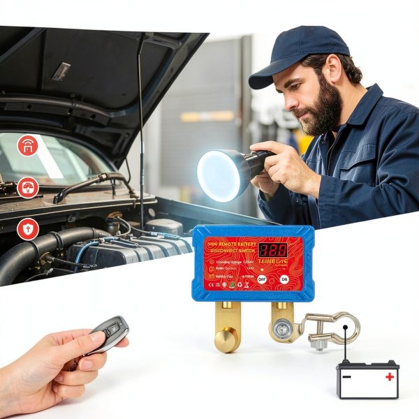 TAINECTC 12V 140A Battery Disconnect Switch for Cars Boats-8