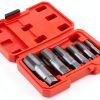NPT Pipe Tap Set 6-Piece by Sanpyl Carbon Steel Hand Threading-8