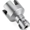 PVC Pipe Threader Kit RUNROTOO 2‑Piece Set for 1/2" & 3/4" Pipes-1