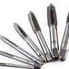 NPT Pipe Taps 7pcs Set by Hilitand Bearing Steel Metric Thread M3-M10-3