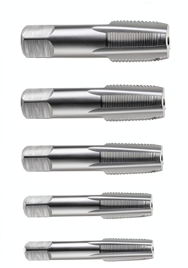 NPT Pipe Tap Set 6-Piece by Sanpyl Carbon Steel Hand Threading-4