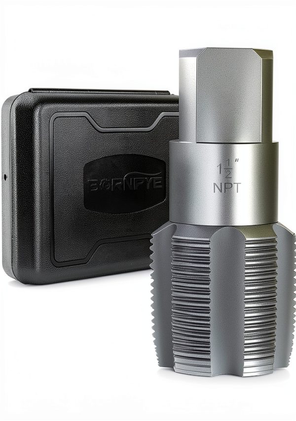 1-1/2"-11-1/2 NPT Pipe Tap Set by Bornpye Carbon Steel Precision Tool-0