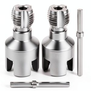 PVC Pipe Threader Kit RUNROTOO 2‑Piece Set for 1/2" & 3/4" Pipes-0