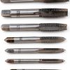 NPT Pipe Taps 7pcs Set by Hilitand Bearing Steel Metric Thread M3-M10-0