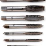 NPT Pipe Taps 7pcs Set by Hilitand Bearing Steel Metric Thread M3-M10-0