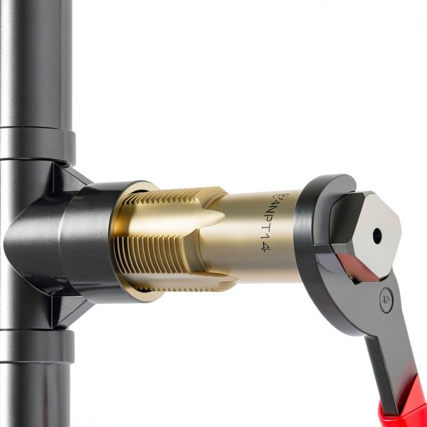 NPT Pipe Tap Set AMTOVL 6‑Piece Titanium‑Coated GCr15 Steel-3