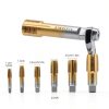 NPT Pipe Tap Set AMTOVL 6‑Piece Titanium‑Coated GCr15 Steel-1