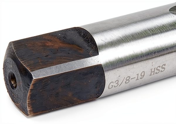 Pipe Thread Tap G3/8-19 BSP 55 Degree 4 Straight Flutes Pipe Tap-5
