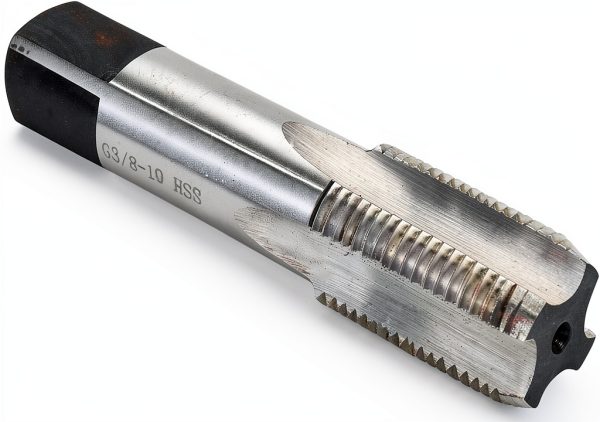 Pipe Thread Tap G3/8-19 BSP 55 Degree 4 Straight Flutes Pipe Tap-0